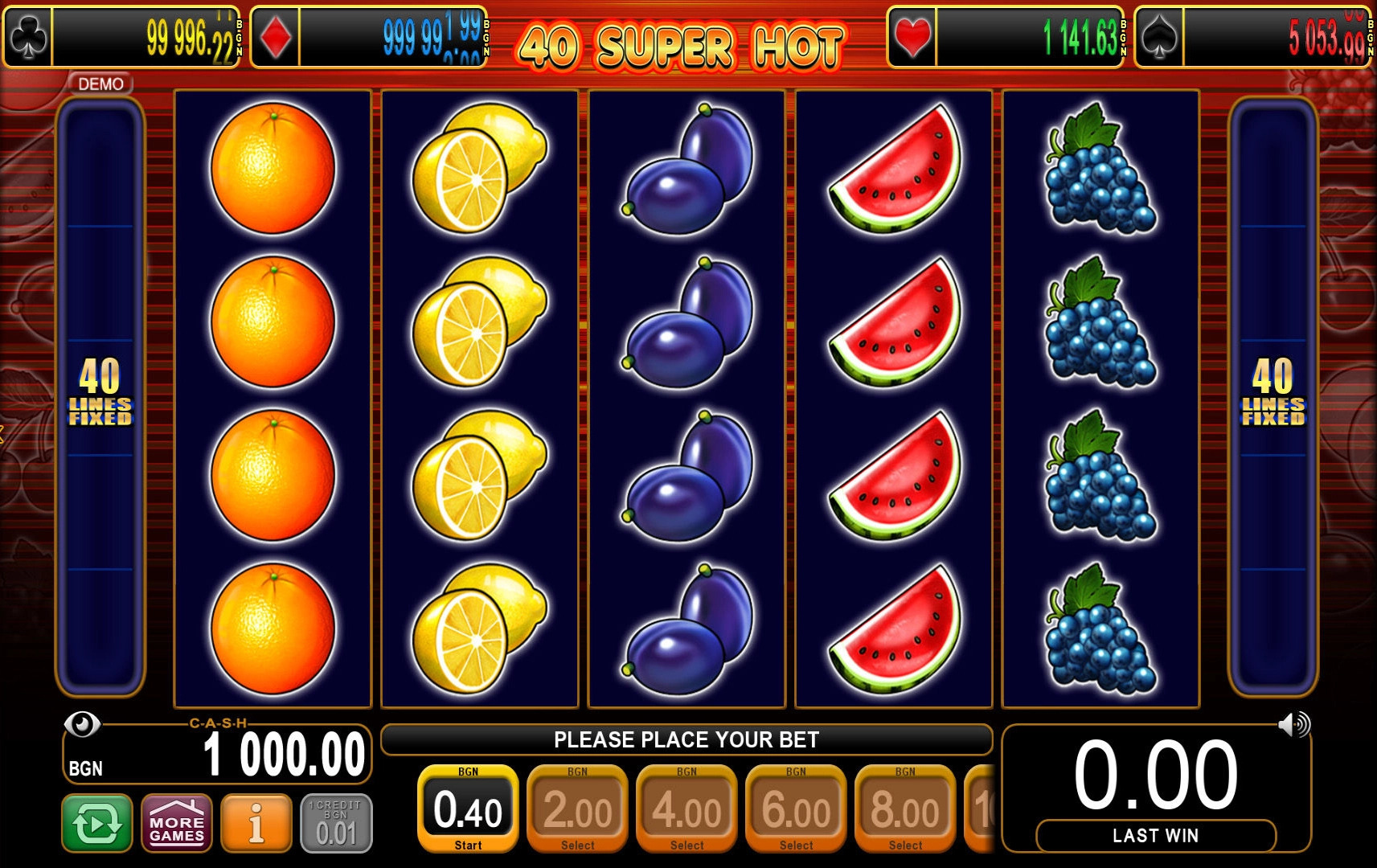 40 super hot slot